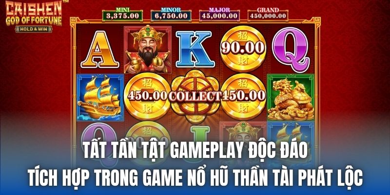 Tất tần tật gameplay độc đáo tích hợp trong game nổ hũ Thần Tài phát lộc